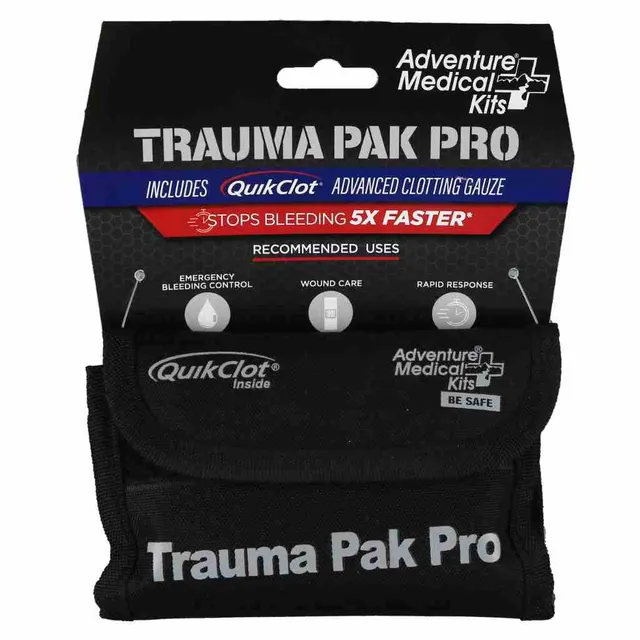 adventure-medical-kits-trauma-pak-pro-mit-quikclot-und-trauma-tourniquet image 1